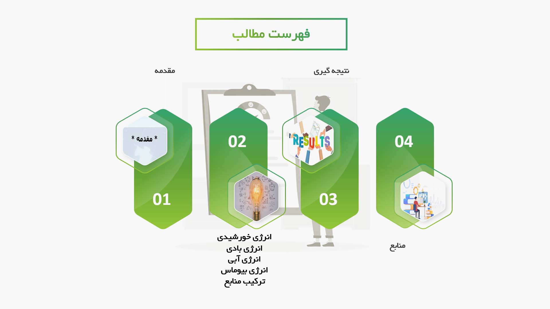 پاورپوینت در مورد ارزیابی پتانسیل تولید انرژی از منابع تجدیدپذیر در مناطق خاص